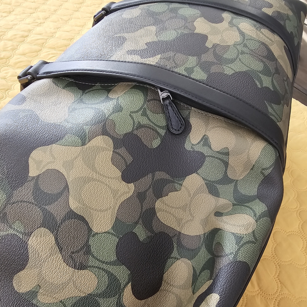 Coach Men's Green Camouflage Duffel Bag - Picture 6 of 6